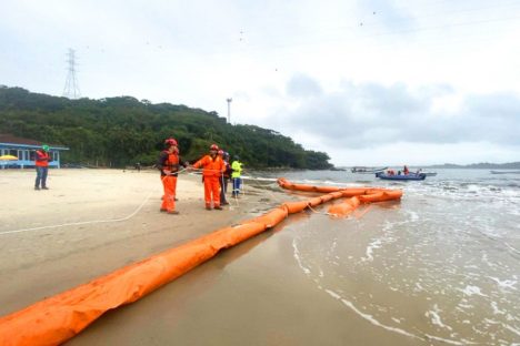 Imagem referente a Ponte de Guaratuba promove treinamento de emergência ambiental marítima