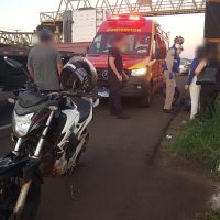 Imagem referente a Motociclista fica ferido em acidente na rodovia BR-277 em Cascavel