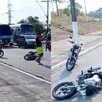 Imagem referente a Motoqueiro perde a vida em acidente brutal com carreta no Distrito Industrial