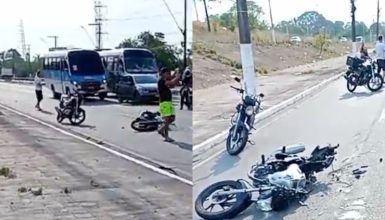 Imagem referente a Motoqueiro perde a vida em acidente brutal com carreta no Distrito Industrial