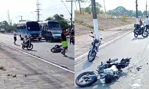 Imagem referente a Motoqueiro perde a vida em acidente brutal com carreta no Distrito Industrial