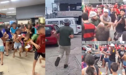 Imagem referente a Funcionário é agredido por militantes de passeada do PT após crianças roubarem supermercado