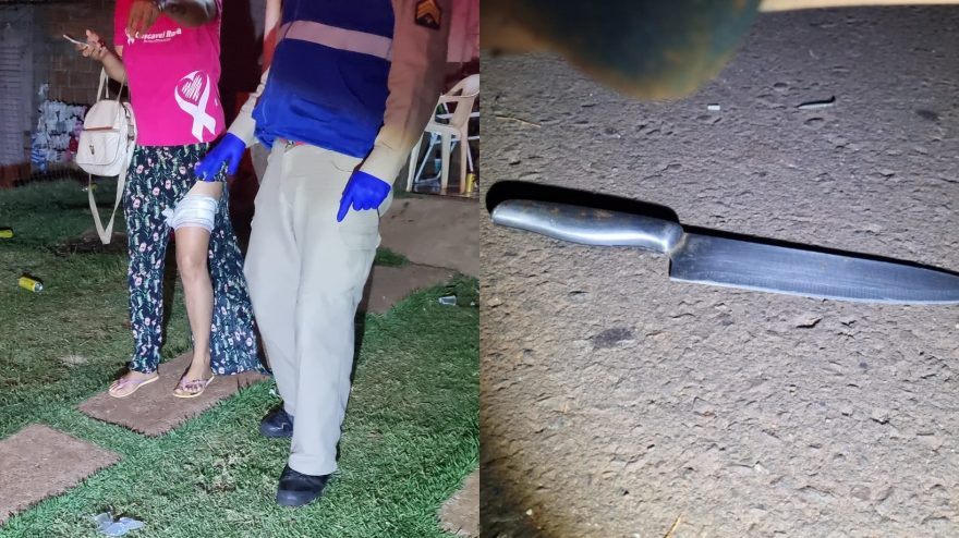 Mulher leva facada na perna durante confusão no Conjunto Riviera