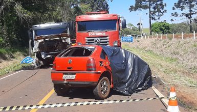 Imagem referente a Motorista tem morte instantânea após colisão na PR-281