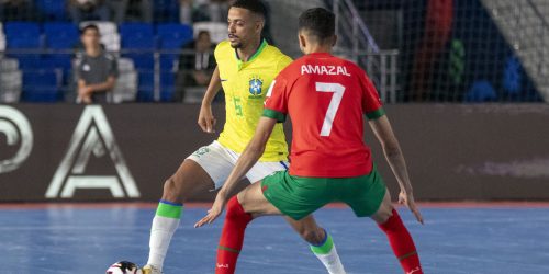 Imagem referente a Brasil supera Marrocos e segue para semi da Copa do Mundo de futsal