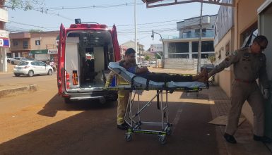 Imagem referente a Idoso de 64 anos é socorrido no Bairro Interlagos, em Cascavel