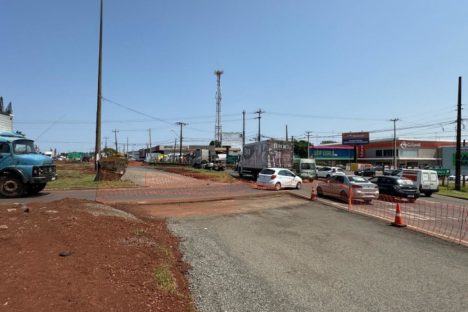 Imagem referente a Obra do novo Trevo do Catuaí altera tráfego de veículos da Avenida Colombo em Maringá