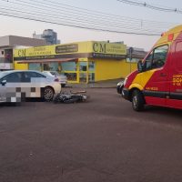 Imagem referente a Motociclista é socorrido pelo Siate após colisão no Alto Alegre