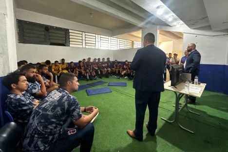 Imagem referente a Lottopar faz palestra sobre integridade esportiva para a base do Paraná Clube