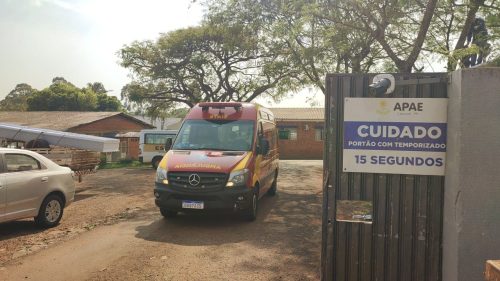 Imagem referente a Corpo de Bombeiros é acionado para atender aluno na Apae de Cascavel