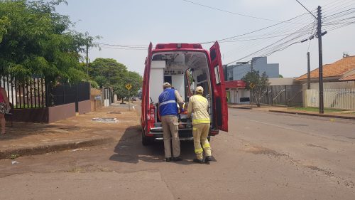 Imagem referente a Após ser fechada por carro, motociclista sofre queda e fica ferida no Parque São Paulo