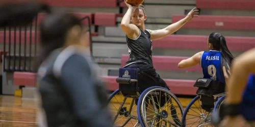 Imagem referente a Brasil fecha Sul-Americano de basquete em carreira de rodas com prata