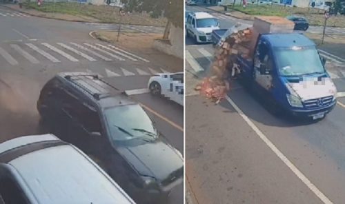 Imagem referente a Em poucas horas de diferença, dois acidentes são registrados na Rua Xavantes