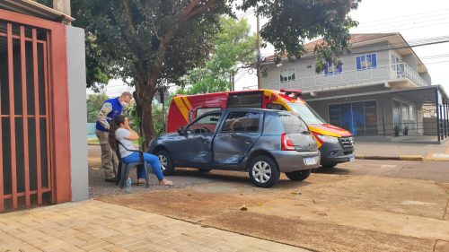 Imagem referente a Mulher fica ferida em acidente no Bairro Santo Onofre