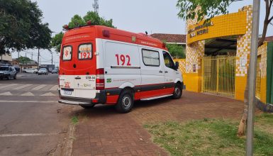 Imagem referente a Criança é socorrida pelo Samu na Escola Municipal Ana Neri