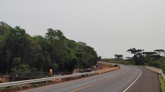 PR-445 terá pare-e-siga nos próximos dias para içamento de vigas em pontes e viadutos