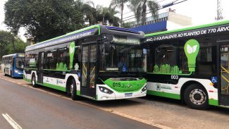 Cascavel em choque: ônibus elétricos batem na Avenida Brasil