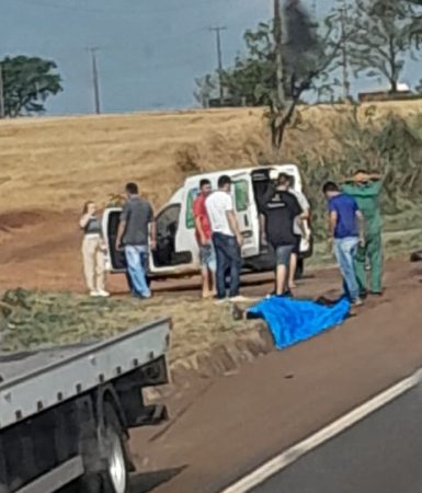 Imagem referente a Identificado motociclista que morreu na BR-277, em Céu Azul