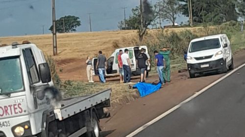 Imagem referente a Identificado motociclista que morreu na BR-277, em Céu Azul