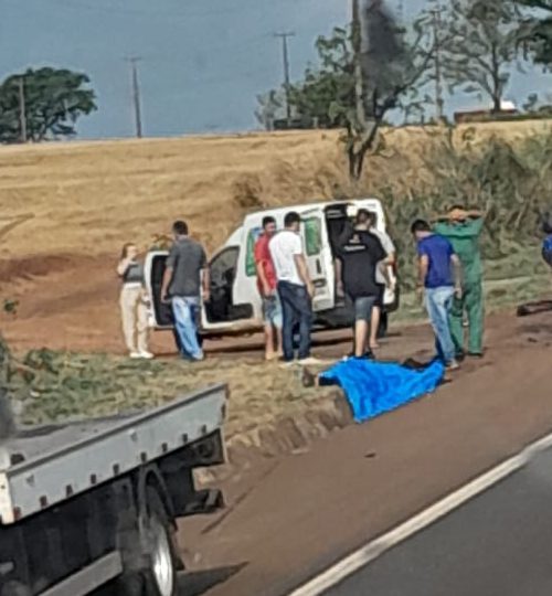 Imagem referente a Identificado motociclista que morreu na BR-277, em Céu Azul