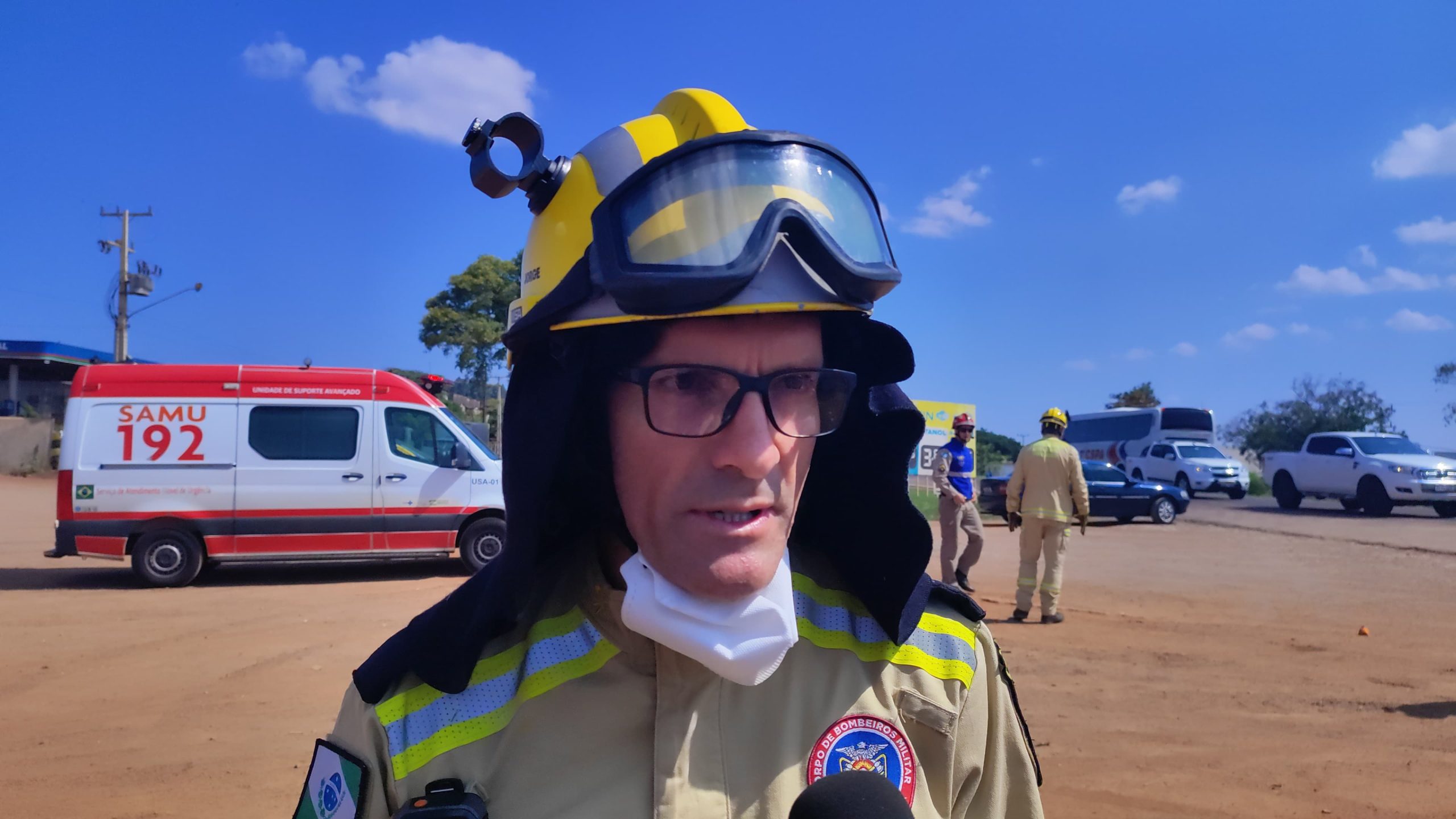 Imagem referente a Oficial do Corpo de Bombeiros dá detalhes de resgate das vítimas em grave acidente na BR-369