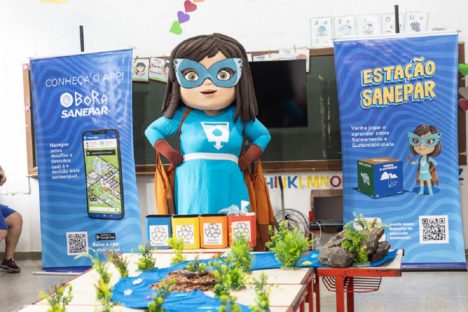 Imagem referente a Escolas de Antonina participam de atividades de educação socioambiental da Sanepar