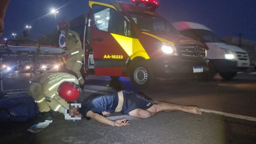 Imagem referente a Homem corre risco de perder os movimentos das pernas após atropelamento na Avenida Tancredo Neves