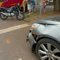 Imagem referente a Casal que estava em motocicleta fica ferido em acidente no São Cristóvão