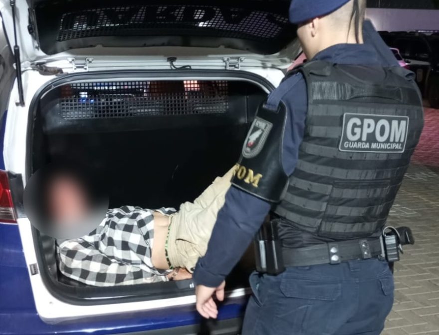 Homem de 59 anos detido por violência doméstica no Centro de Cascavel 