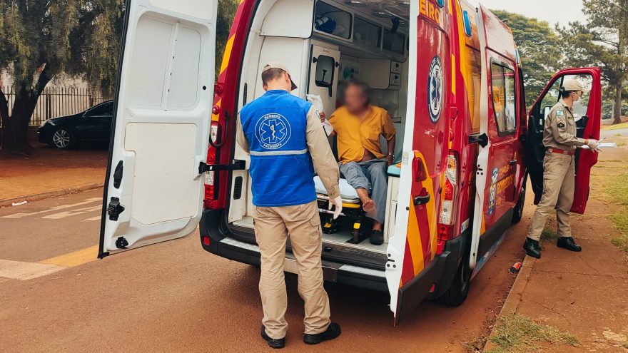 Idoso ‘deita para descansar’ e Siate é mobilizado