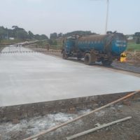 Imagem referente a Obra de restauração de rodovia em concreto entre Palmas e Clevelândia chega a 75%