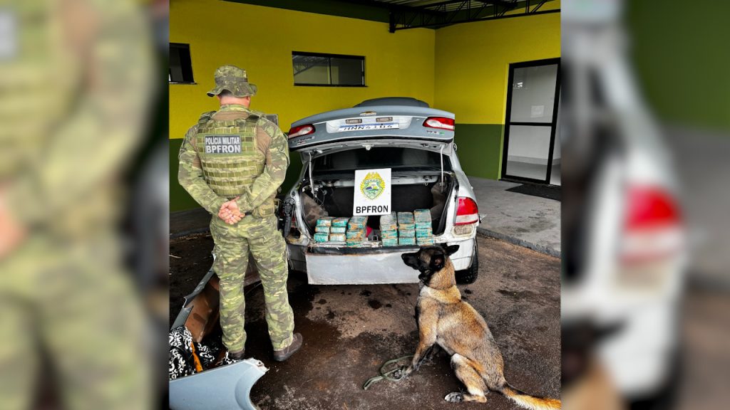 BPFron apreende 18 quilos de crack em Umuarama