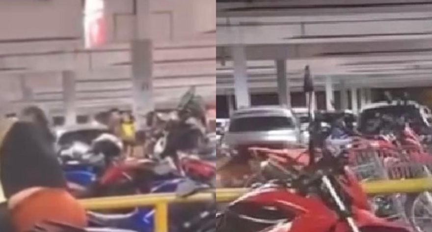 Olha o barraco! Mulher flagra marido fazendo “rancho” para amante em supermercado
