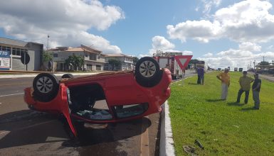 Imagem referente a Grave acidente de trânsito é registrado na BR-277, em Santa Tereza do Oeste