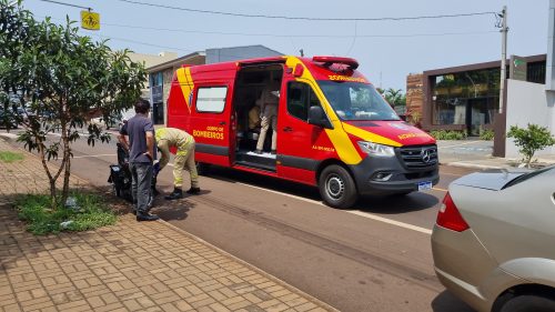 Imagem referente a Idoso cai de triciclo na Avenida Papagaios e fica ferido