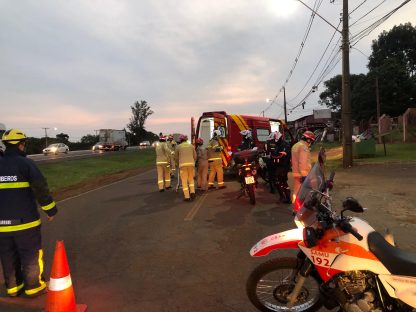 Imagem referente a Ciclista é atingido por ônibus do transporte público e fica ferido