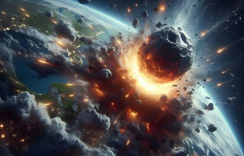 Imagem referente a Fim do mundo? Asteroide que pode atingir a Terra tem nome e data de impacto definidos