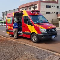 Imagem referente a Jovem deficiente sofre acidente ao subir em ônibus e é socorrido pelo Siate