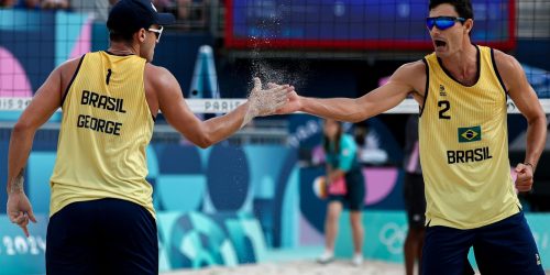 Imagem referente a Vôlei de praia: André e George anunciam fim da dupla criada há 6 anos