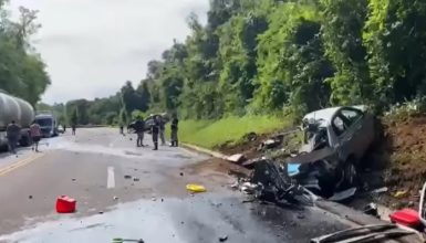 Imagem referente a Policial de Telêmaco Borba morre em acidente na BR-277