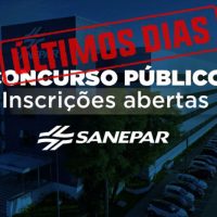 Imagem referente a Inscrições para o concurso público da Sanepar encerram na segunda-feira