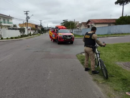 Imagem referente a Indo para o colégio, adolescente se envolve em acidente e fica em estado grave