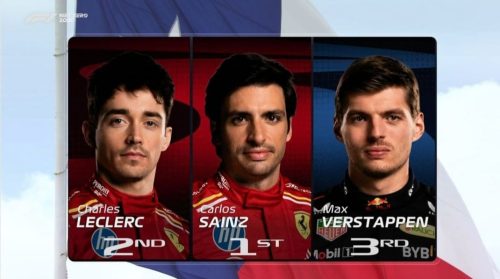 Imagem referente a F1: Sainz lidera dobradinha da Ferrari no treino livre do GP dos EUA