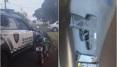 Imagem referente a Homem é preso com moto furtada e arma de fogo no Cascavel Velho