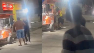 Imagem referente a Peso Pesado: homem sem cueca desafia e derruba oponente; veja vídeo