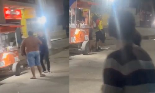 Imagem referente a Peso Pesado: homem sem cueca desafia e derruba oponente; veja vídeo