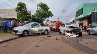 Forte colisão é registrada no Bairro Universitário