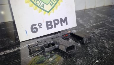 Imagem referente a PM flagra condutor em porte ilegal de arma de fogo na rodovia BR-277