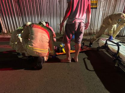 Imagem referente a Menino tem lesão grave após cair de bicicleta