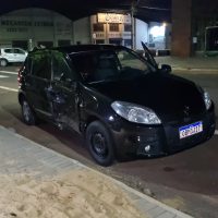 Imagem referente a Mobi e Sandero se envolvem em colisão no Bairro Maria Luiza